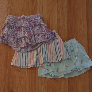 Set Of 3 Cat & Jack Skorts S (6/6x)